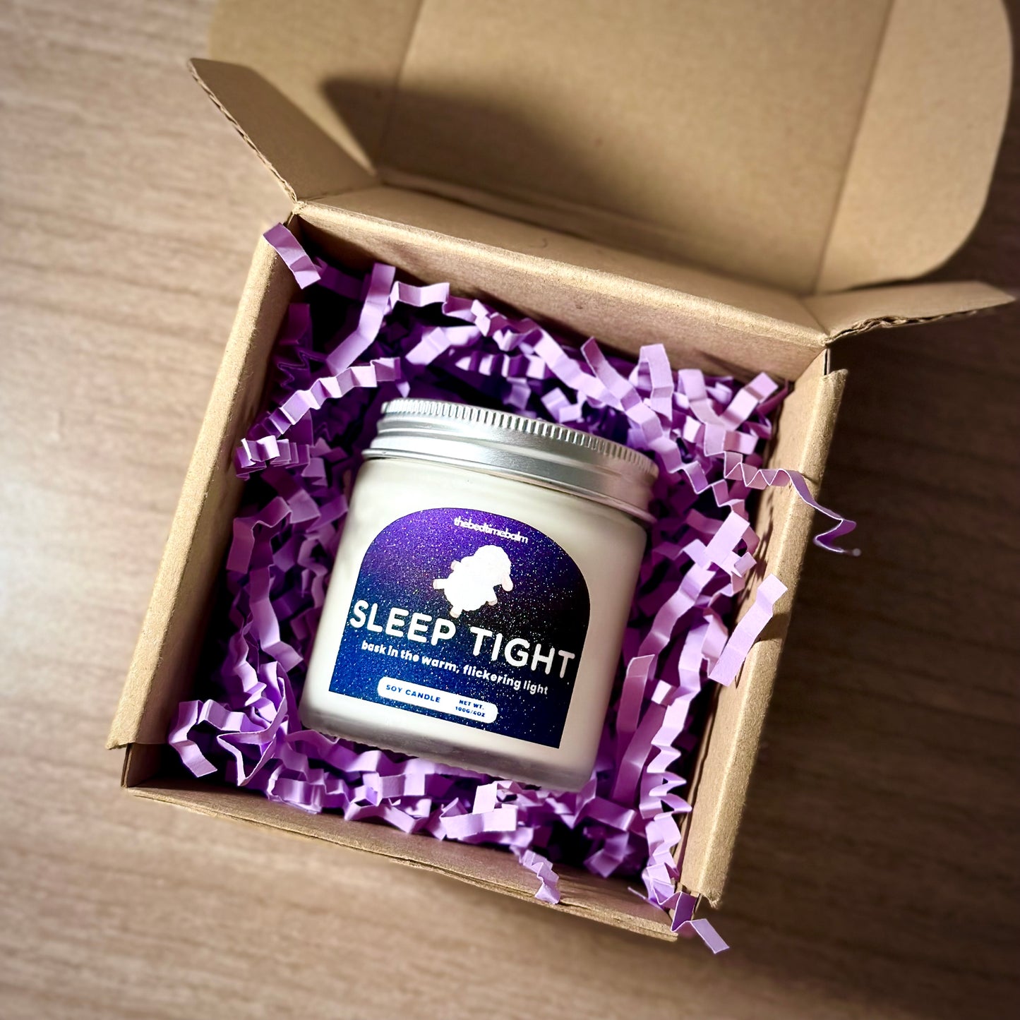 The Bedtime Balm - Sleep Tight Candle Wood Sage and Sea Salt