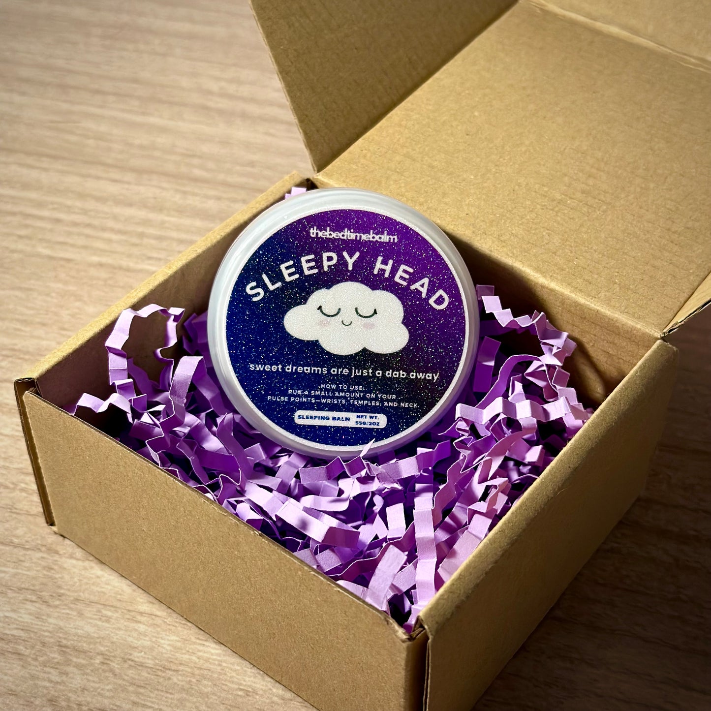 The Bedtime Balm - Sleep Head Balm LAVENDER (55 grams)