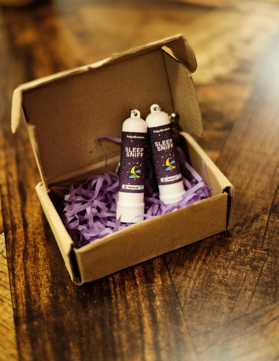 Sleep Sniff Set (Inhaler) - The Bedtime Balm (Lavender, Peppermint)